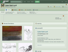 Tablet Screenshot of cyber-dark-lord.deviantart.com