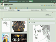 Tablet Screenshot of kagaminekiseki.deviantart.com
