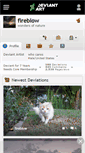 Mobile Screenshot of fireblow.deviantart.com