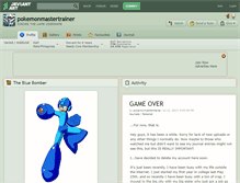 Tablet Screenshot of pokemonmastertrainer.deviantart.com