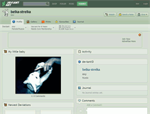 Tablet Screenshot of belka-strelka.deviantart.com