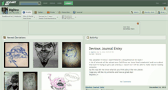 Desktop Screenshot of bigdino.deviantart.com