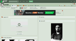 Desktop Screenshot of evandar.deviantart.com