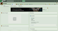 Desktop Screenshot of kororaa.deviantart.com