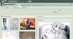 Desktop Screenshot of idiotanimenerd778.deviantart.com