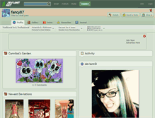 Tablet Screenshot of fancy87.deviantart.com