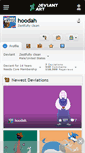 Mobile Screenshot of hoodah.deviantart.com
