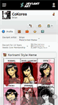 Mobile Screenshot of cokorea.deviantart.com