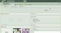 Desktop Screenshot of detritus2613.deviantart.com