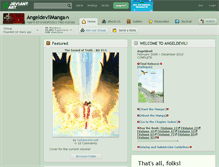 Tablet Screenshot of angeldevilmanga.deviantart.com