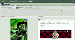 Desktop Screenshot of pembroke.deviantart.com