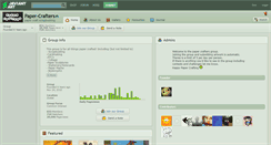Desktop Screenshot of paper-crafters.deviantart.com