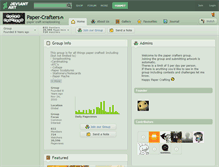 Tablet Screenshot of paper-crafters.deviantart.com