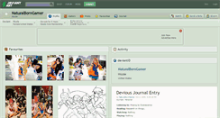 Desktop Screenshot of naturalborngamer.deviantart.com