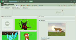 Desktop Screenshot of blackokamiangel.deviantart.com
