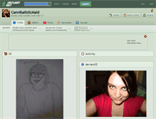 Tablet Screenshot of cannibalisticmaid.deviantart.com