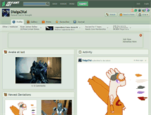 Tablet Screenshot of dialgazkai.deviantart.com