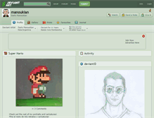 Tablet Screenshot of manoukian.deviantart.com