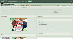 Desktop Screenshot of fruits-basket-fans.deviantart.com