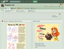Tablet Screenshot of pimander1446.deviantart.com