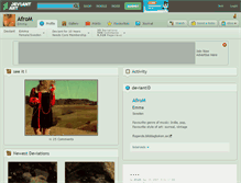 Tablet Screenshot of afrom.deviantart.com