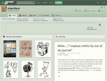 Tablet Screenshot of mlauritano.deviantart.com