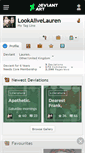 Mobile Screenshot of lookalivelauren.deviantart.com