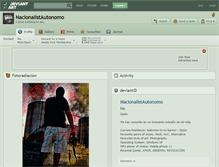 Tablet Screenshot of nacionalistautonomo.deviantart.com
