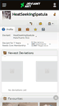 Mobile Screenshot of heatseekingspatula.deviantart.com