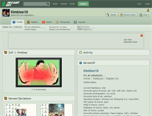 Tablet Screenshot of kimblee18.deviantart.com