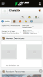 Mobile Screenshot of charasix.deviantart.com