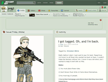 Tablet Screenshot of jmig3.deviantart.com