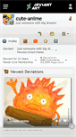 Mobile Screenshot of cute-anime.deviantart.com