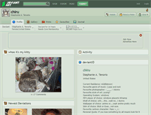 Tablet Screenshot of chiru.deviantart.com
