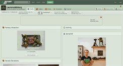 Desktop Screenshot of laurensdeblocq.deviantart.com