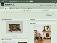Tablet Screenshot of laurensdeblocq.deviantart.com