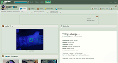 Desktop Screenshot of lucky13xiii.deviantart.com