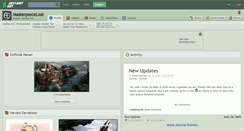Desktop Screenshot of masterpiecelost.deviantart.com