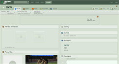 Desktop Screenshot of hartik.deviantart.com