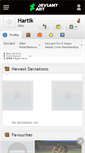 Mobile Screenshot of hartik.deviantart.com