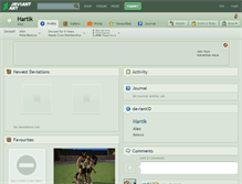 Tablet Screenshot of hartik.deviantart.com