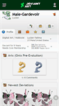 Mobile Screenshot of male-gardevoir.deviantart.com