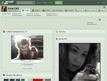 Tablet Screenshot of aoxa-cats.deviantart.com