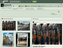 Tablet Screenshot of grimmy3d.deviantart.com