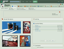Tablet Screenshot of bkpeter.deviantart.com