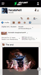 Mobile Screenshot of hecatehell.deviantart.com