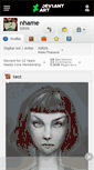 Mobile Screenshot of nhame.deviantart.com