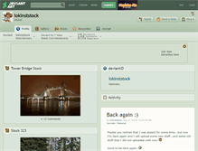 Tablet Screenshot of lokinststock.deviantart.com