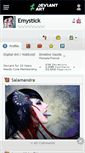 Mobile Screenshot of emystick.deviantart.com