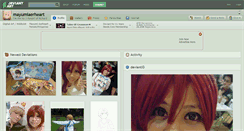 Desktop Screenshot of mayumiaerheart.deviantart.com
